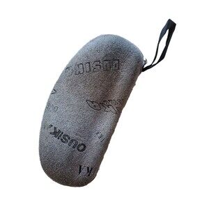 Ousika Sunglasses Eyglasses Hard Case All Over Print Logo Zip Key Loop Travel